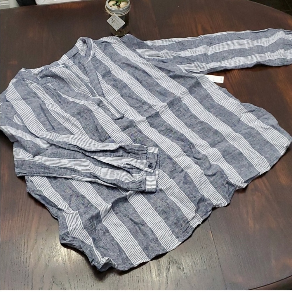 NWT Greek Striped Blouse - Old Navy